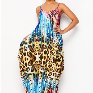 Women's Comfy Tank Maxi Dress with Side Pockets